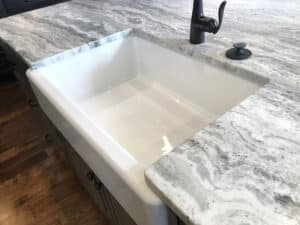 stone kitchen sink countertop